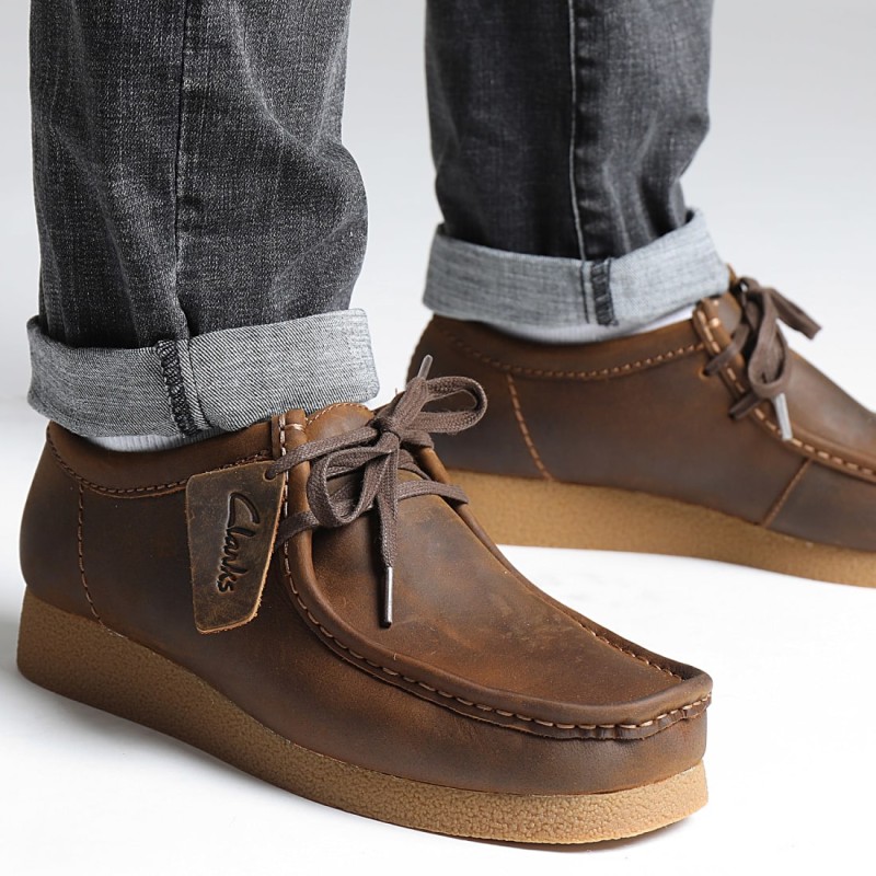 Clarks Wallabee Evo Leather Beeswax