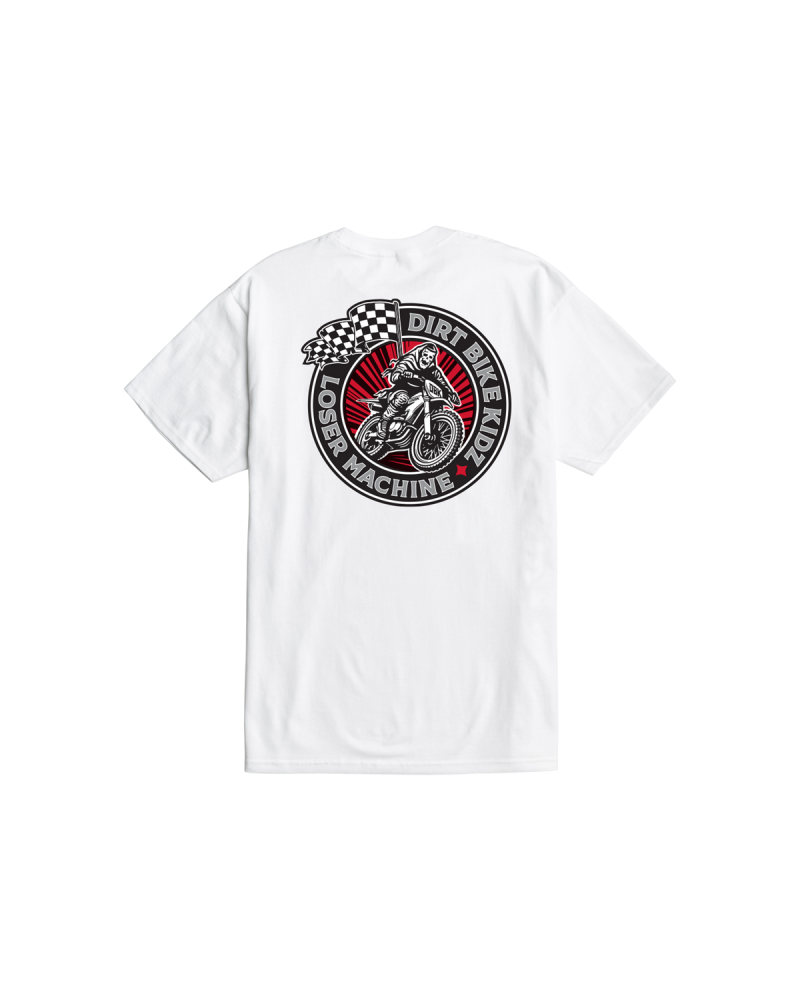 Loser Machine Death Race Tee White