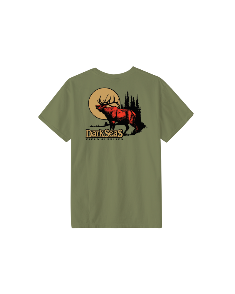 Dark Seas Parklands Tee Olivine