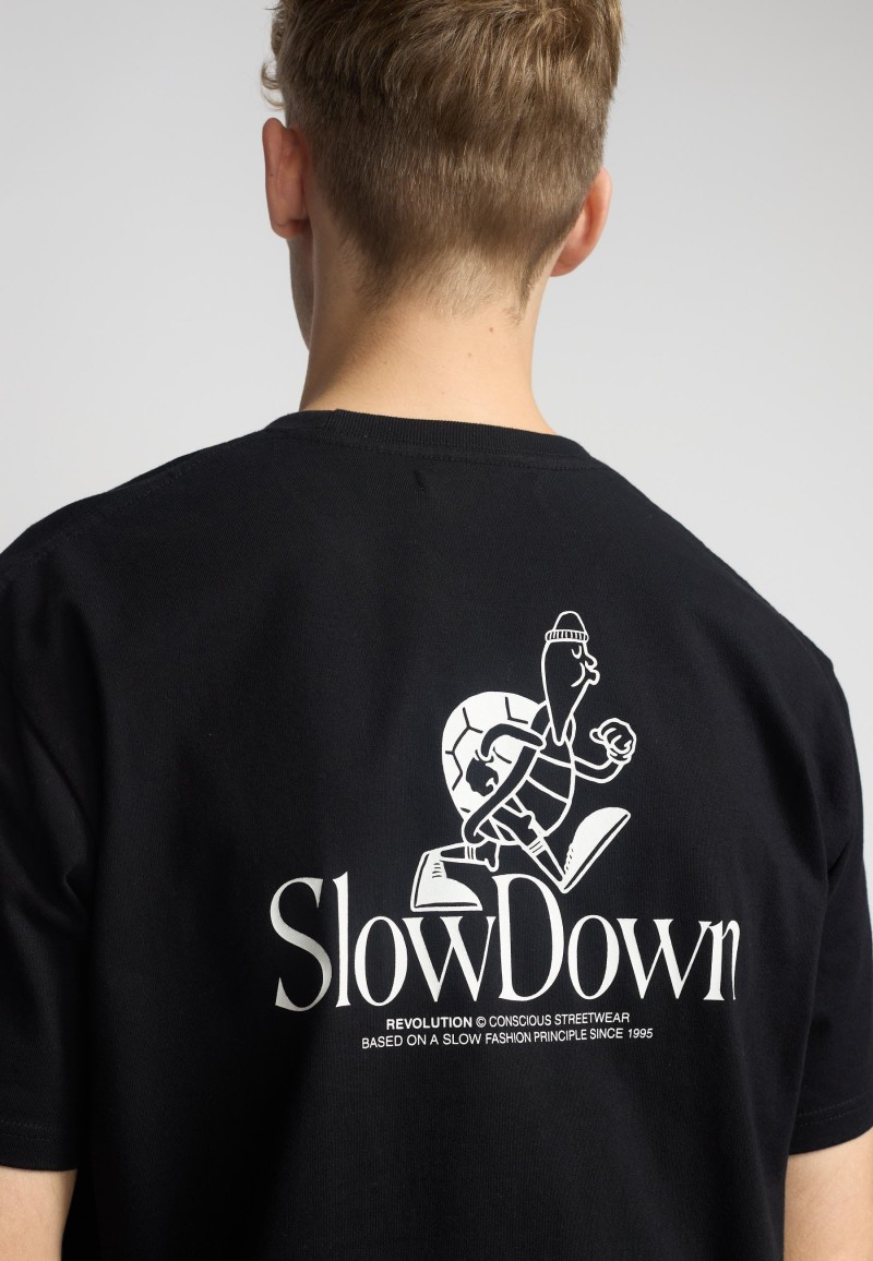 Revolution 1423 SLO Loose Tee Black