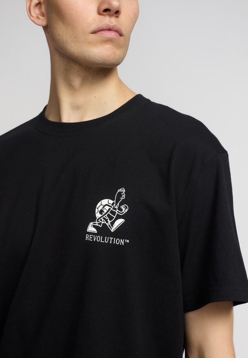 Revolution 1423 SLO Loose Tee Black