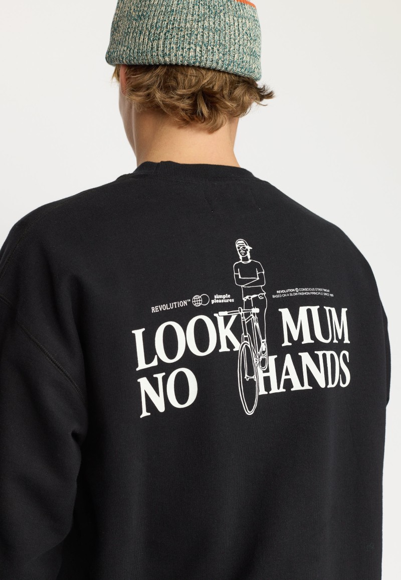 Revolution 2793 MUM Loose Crewneck Black