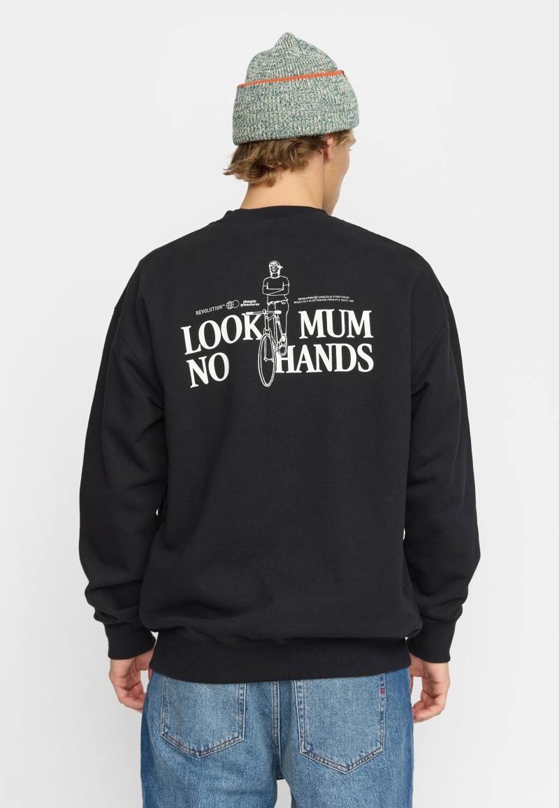 Revolution 2793 MUM Loose Crewneck Black