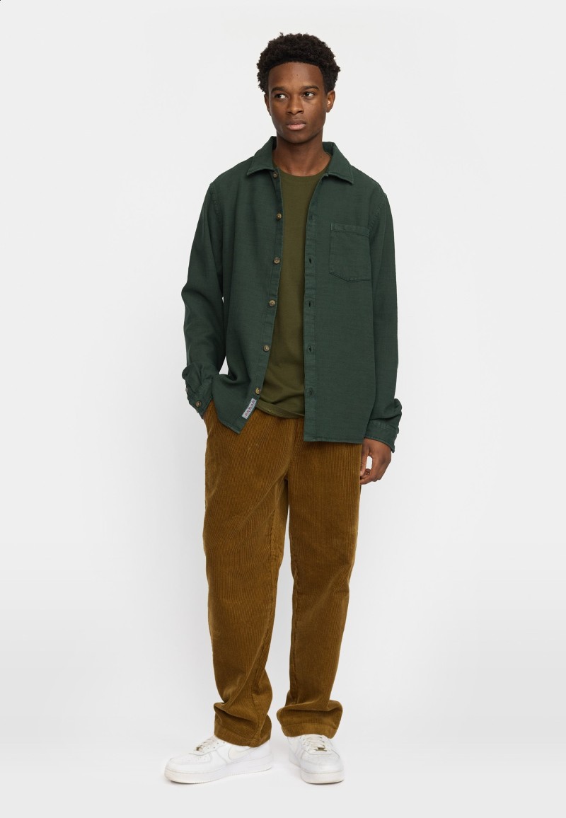 Revolution 3997 Loose Shirt Dark Green