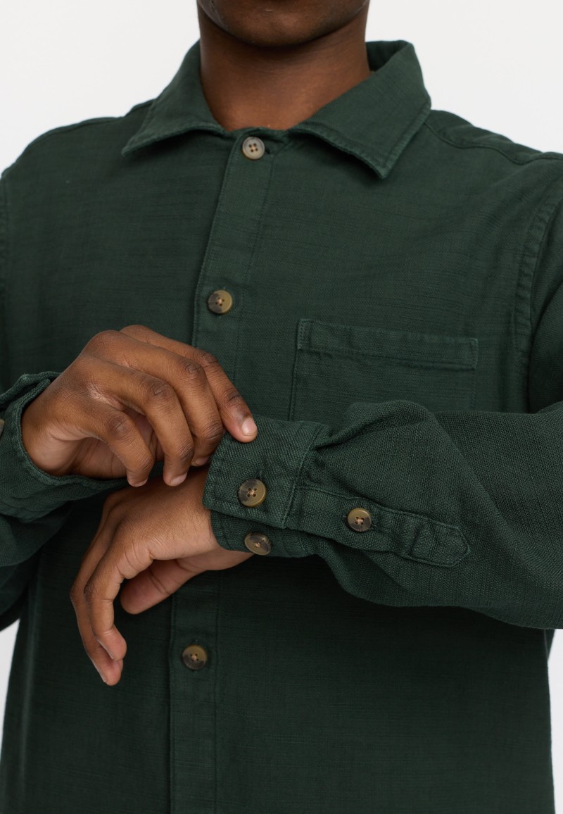 Revolution 3997 Loose Shirt Dark Green