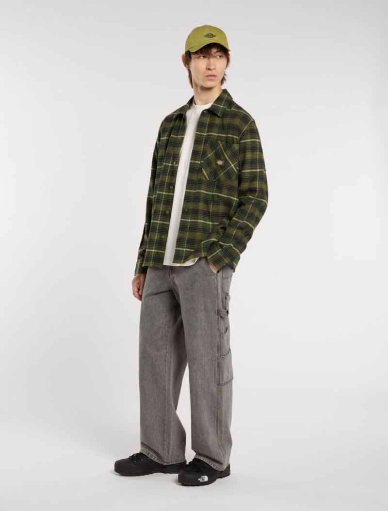 Dickies Forest Check Shirt Cypress
