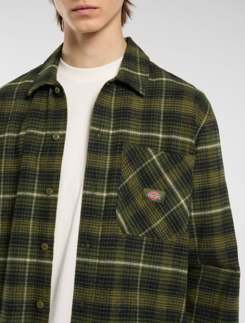 Dickies Forest Check Shirt Cypress