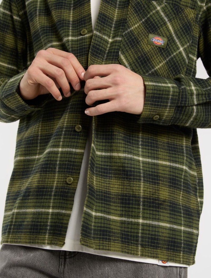 Dickies Forest Check Shirt Cypress