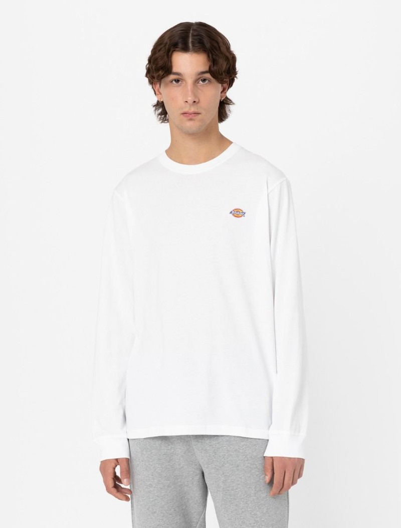 Dickies Mapleton Long Sleeve Tee White