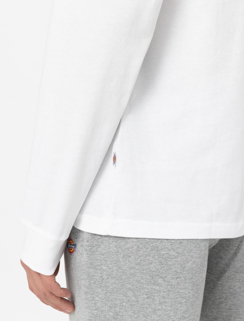 Dickies Mapleton Long Sleeve Tee White