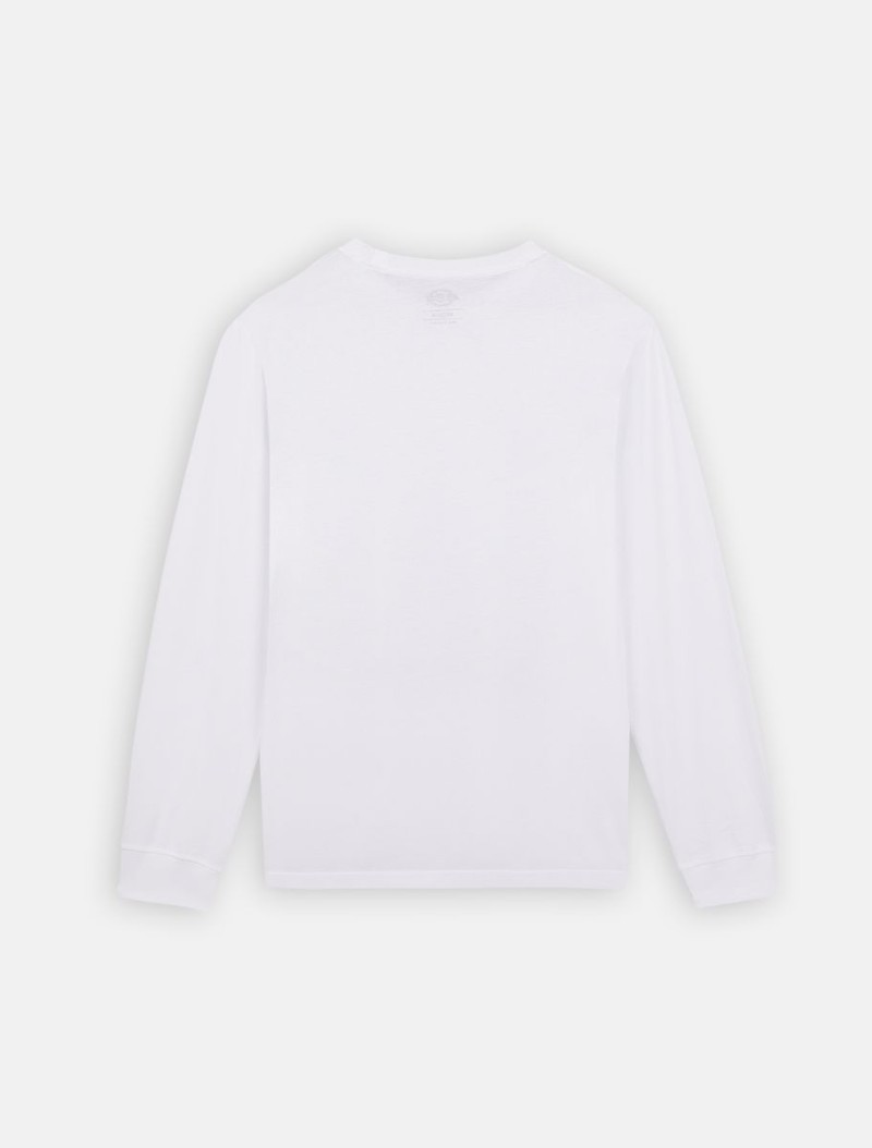 Dickies Mapleton Long Sleeve Tee White