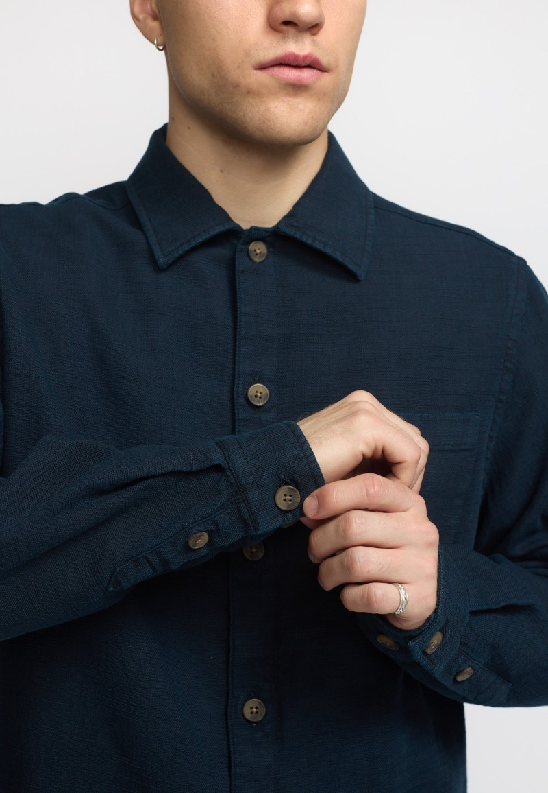 Revolution 3997 Loose Shirt Navy