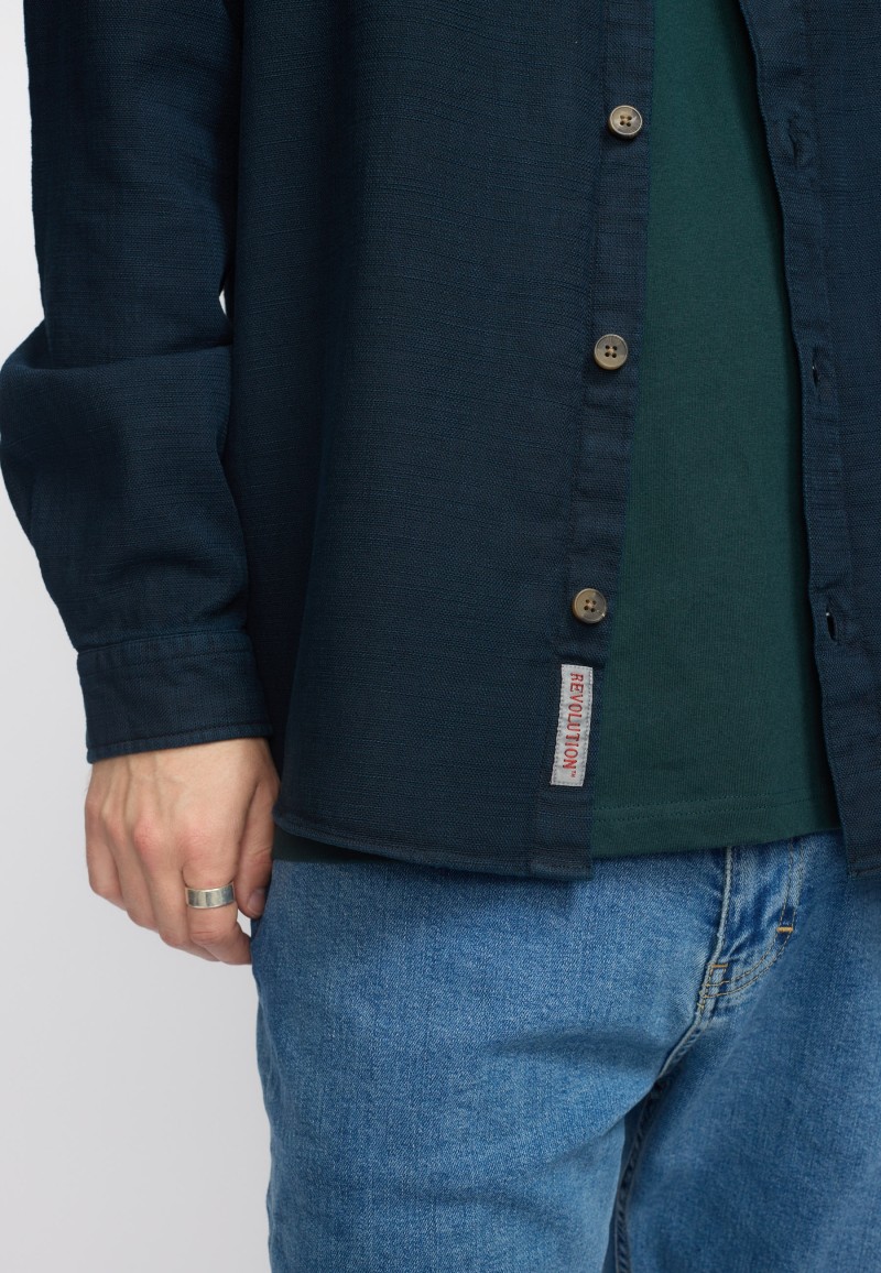 Revolution 3997 Loose Shirt Navy