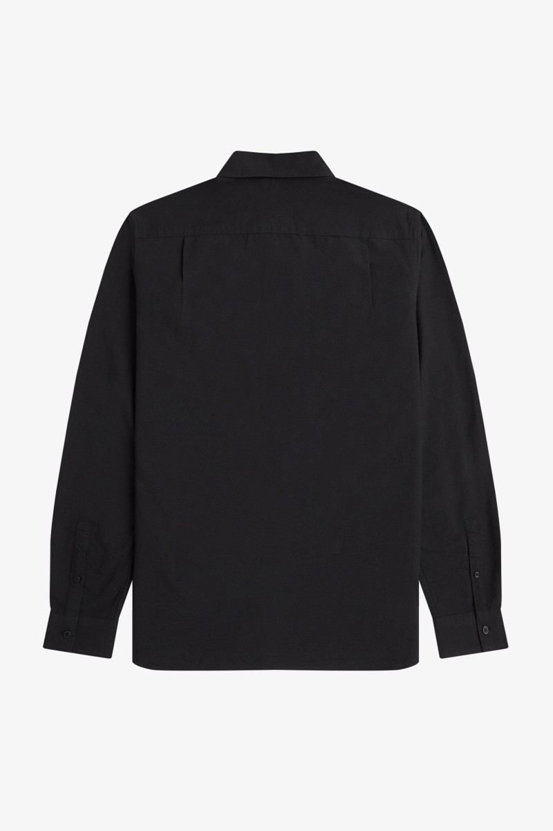 Fred Perry M5516 Oxford Shirt Black