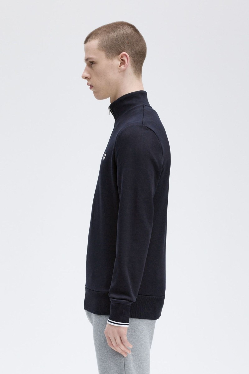 Fred Perry Half Zip Sweat Navy
