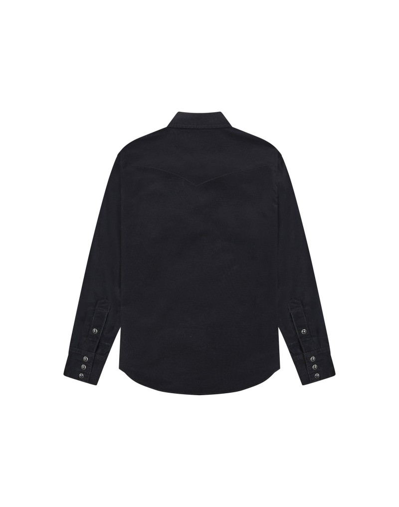 Wrangler Western Cord Shirt Black