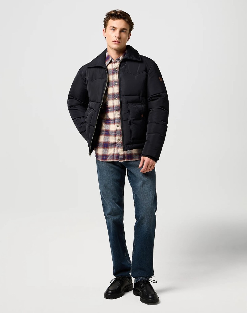 Wrangler Western Shirt Birch Blue