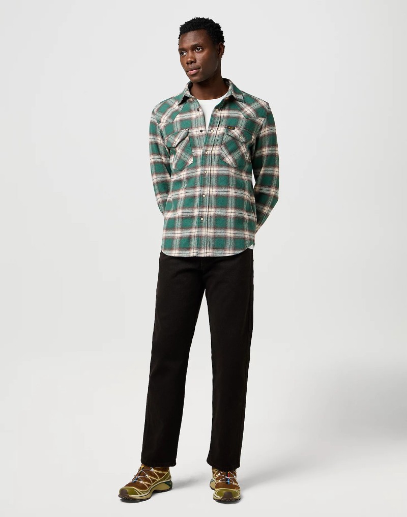 Wrangler Western Shirt Bistro Green