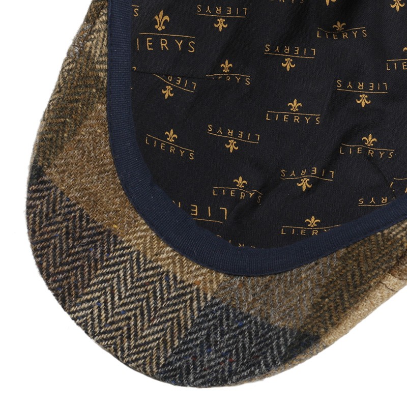Lierys Virgin Wool Duck Cap Brown/Blue