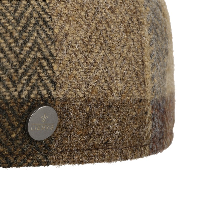 Lierys Virgin Wool Duck Cap Brown/Blue