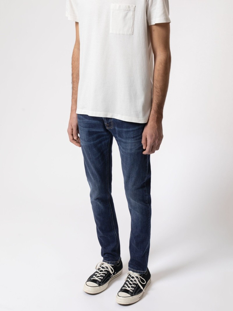 Nudie Jeans Tight Terry Jeans Dark Steel