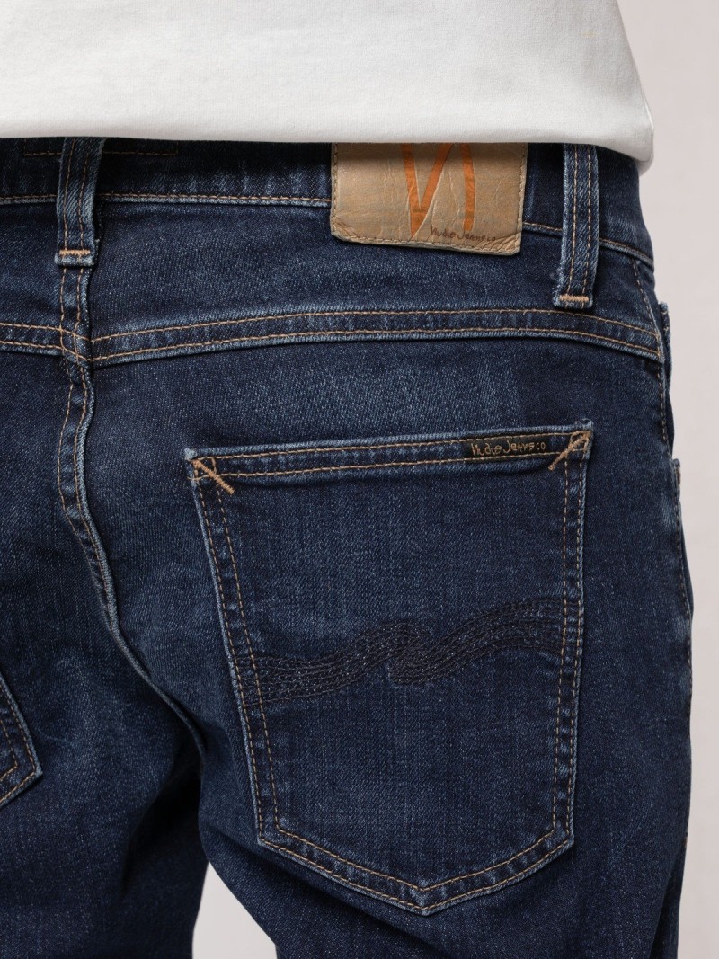 Nudie Jeans Tight Terry Jeans Dark Steel