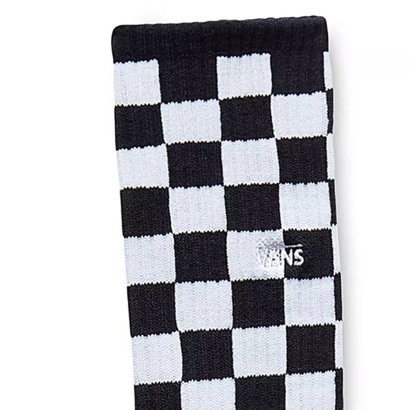Vans Checkerboard Crew Socks Black/White