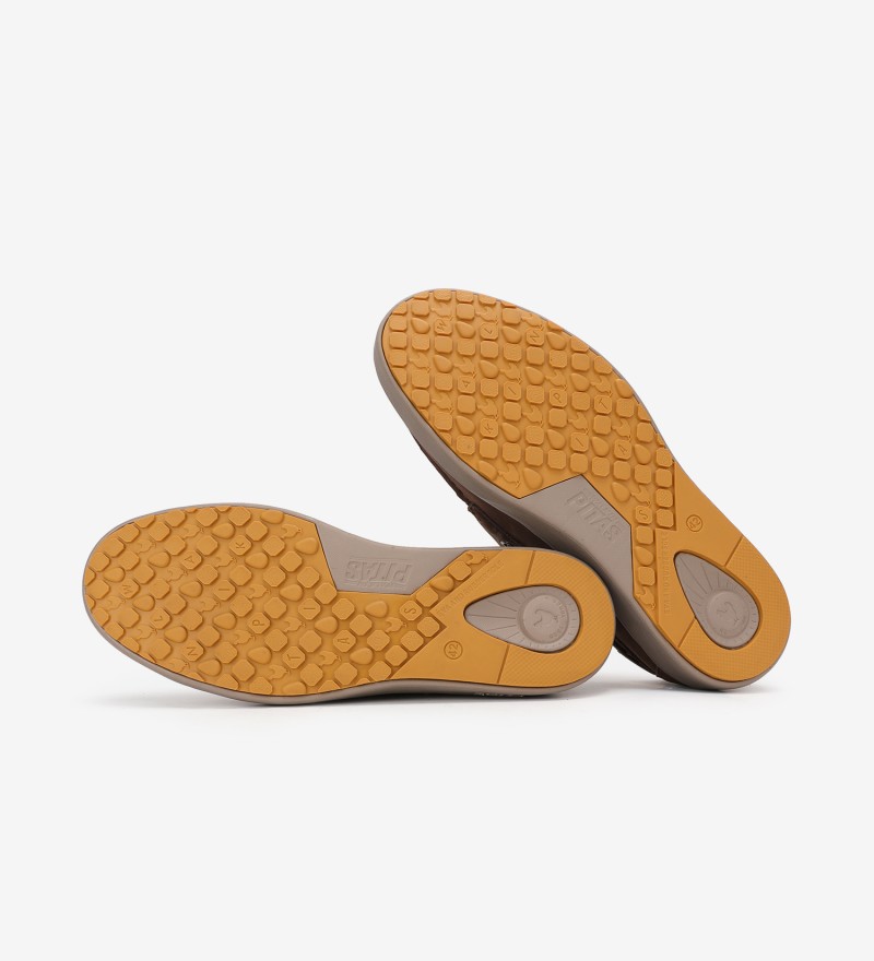 Walk In Pitas Daiki Leather Coast Marrón