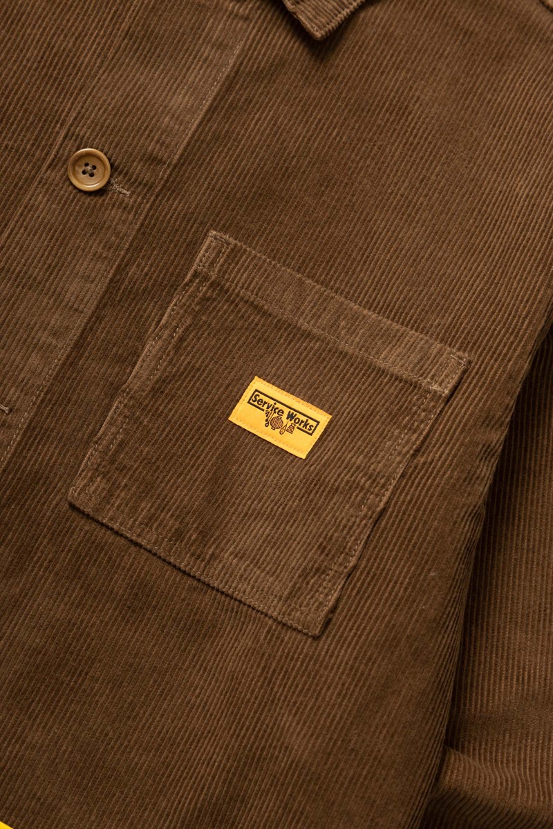 Service Works Corduroy Chore Shirt Bark