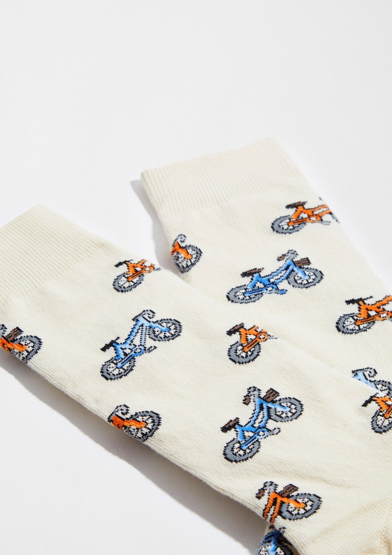 Besocks BeBicycle Socks Beige
