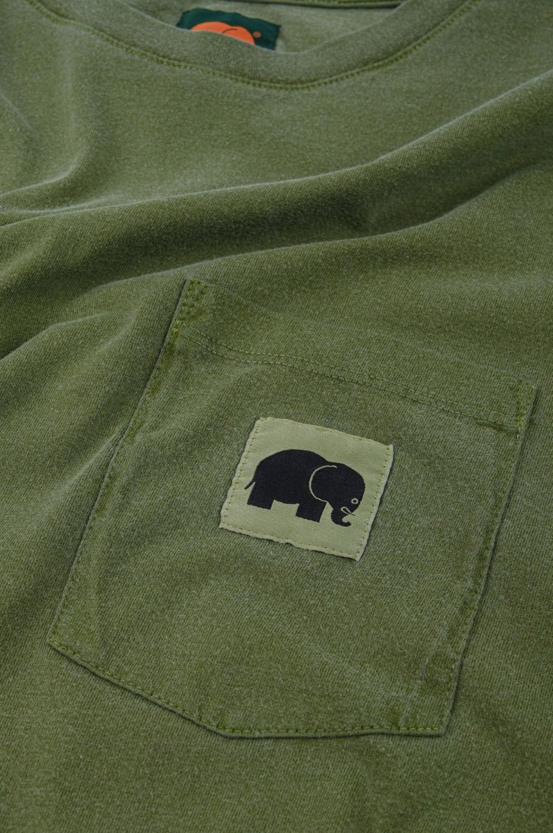 Trendsplant Garza Pigment Tee Oak Green
