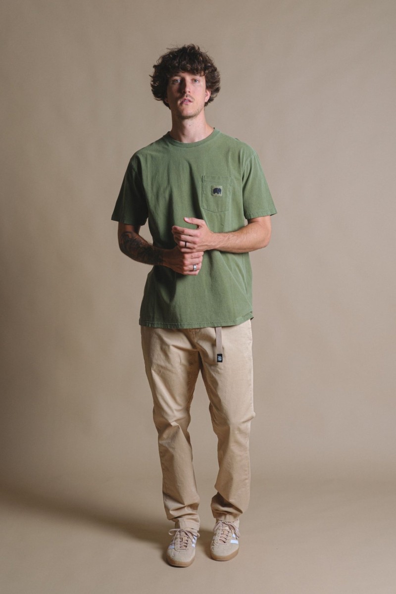 Trendsplant Garza Pigment Tee Oak Green