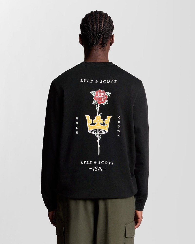Lyle & Scott Rose And Crown Graphic...