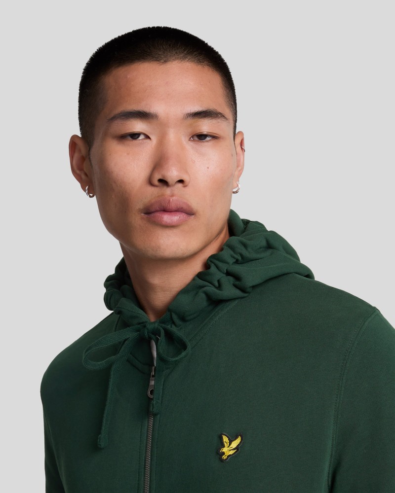 Lyle & Scott Through Zip Track Hooded...
