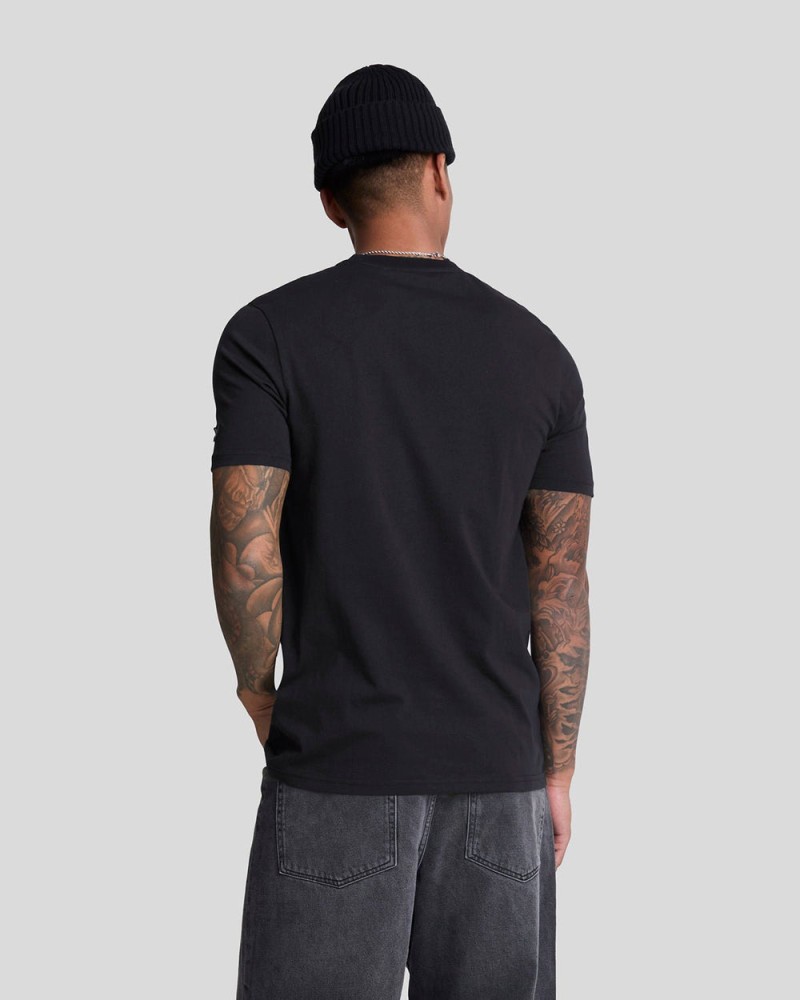 Lyle & Scott Embroidered Tee Dark...