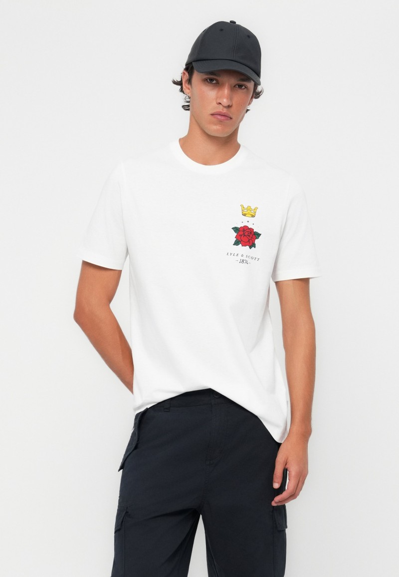 Lyle & Scott Rose And Crown Graphic...