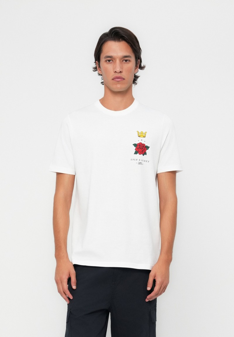 Lyle & Scott Rose And Crown Graphic...
