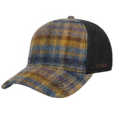 Stetson Wool Check Trucker Cap