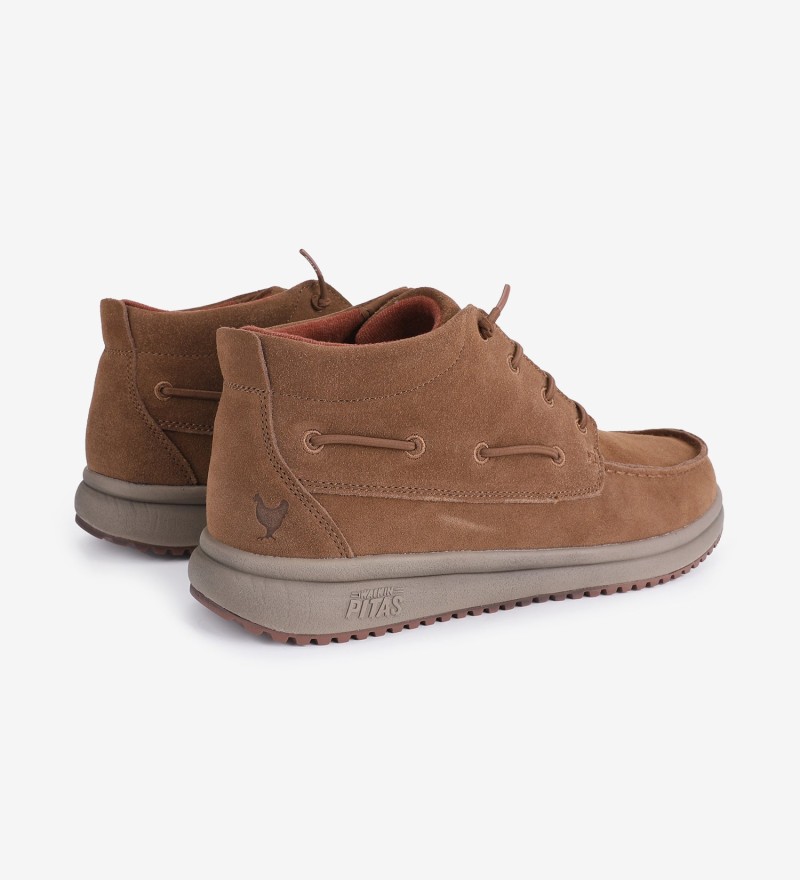 Walk In Pitas Timor Suede Wave Camel