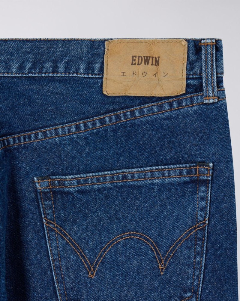Ediwn Slim Tapered Jeans Kaihara Blue...