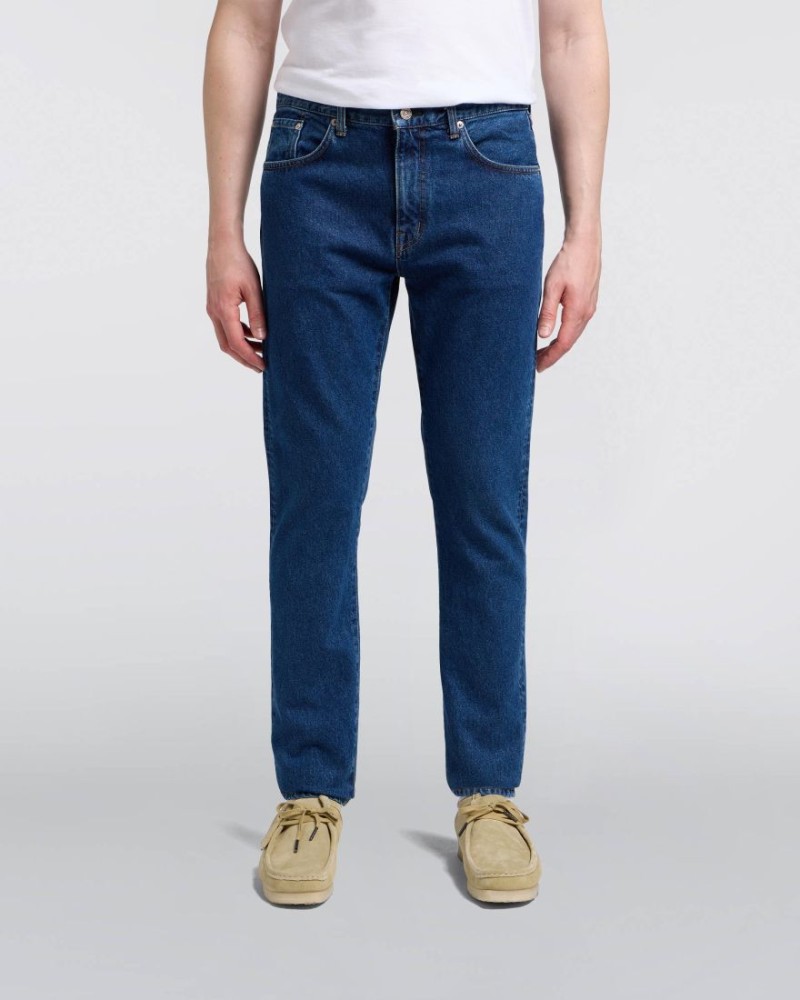 Ediwn Slim Tapered Jeans Kaihara Blue...