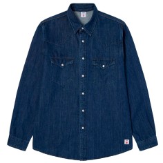 Edwin Western Shirt Blue...