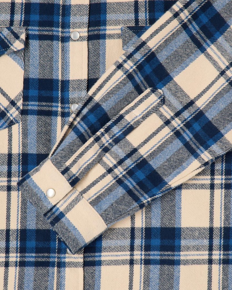 Edwin Western Shirt Navy/Blue Garment...