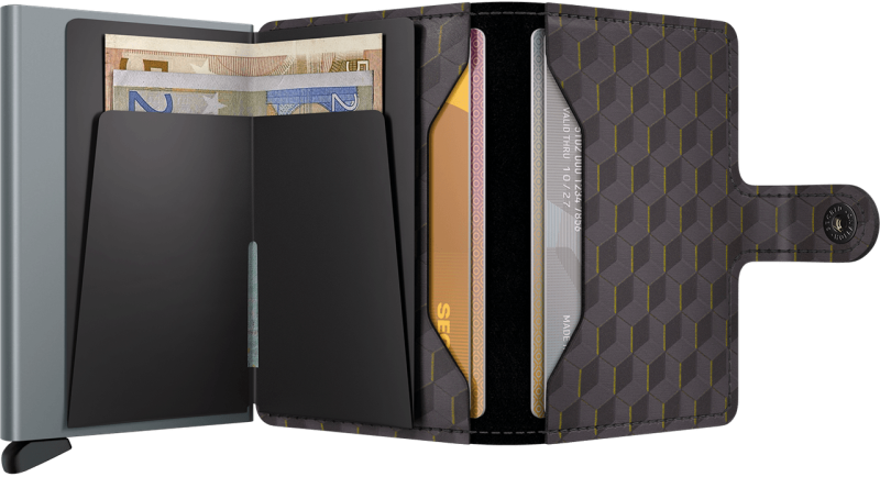 Secrid Mini Wallet Optical Grey/Yellow