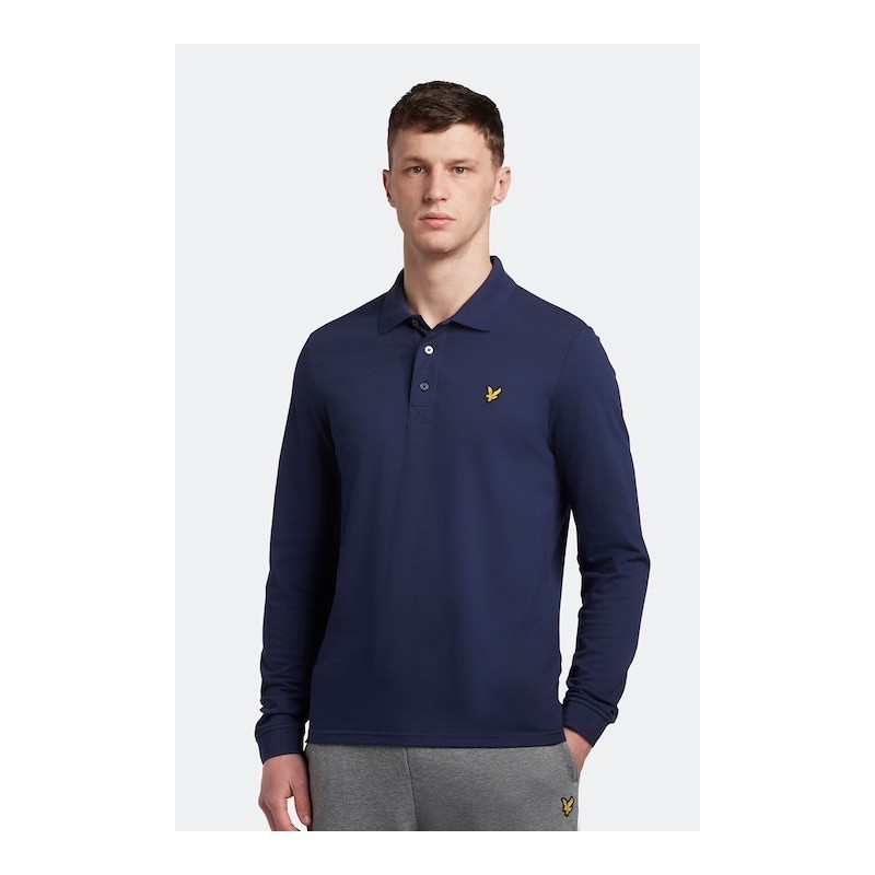 Lyle & Scott Long Sleeve Cotton Polo...