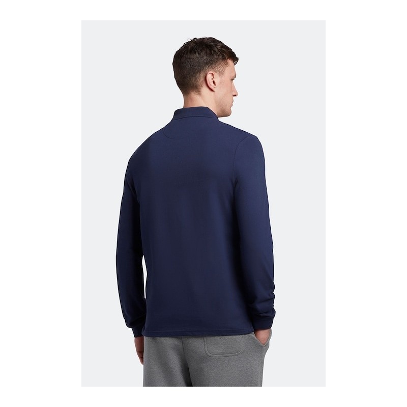 Lyle & Scott Long Sleeve Cotton Polo...