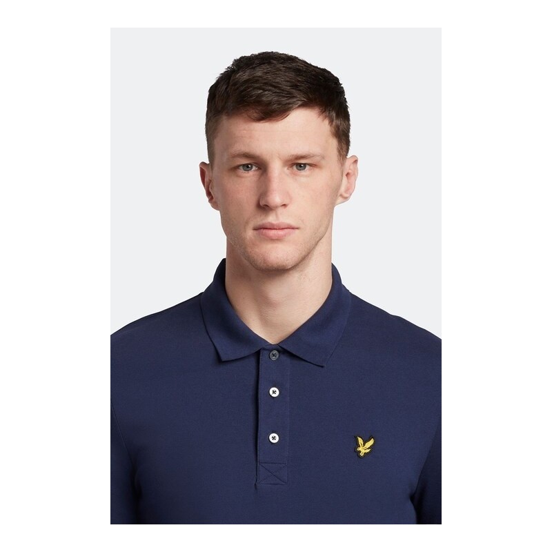 Lyle & Scott Long Sleeve Cotton Polo...