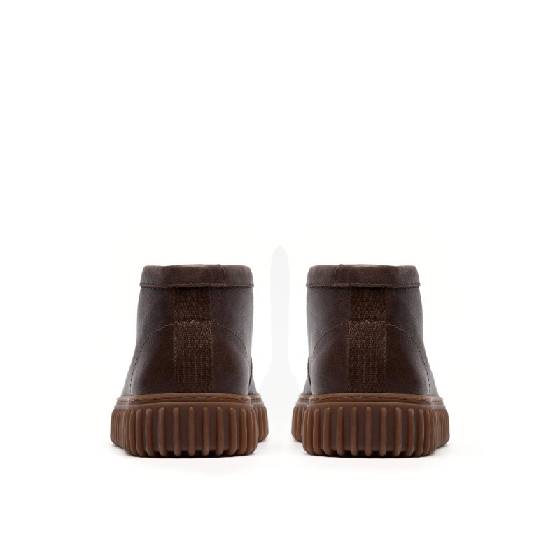 Clarks Torhill Hi Dark Brown Leather