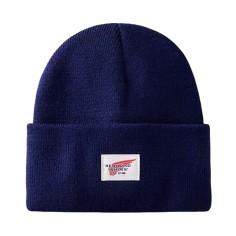 Red Wing Logo Knit Beanie Navy