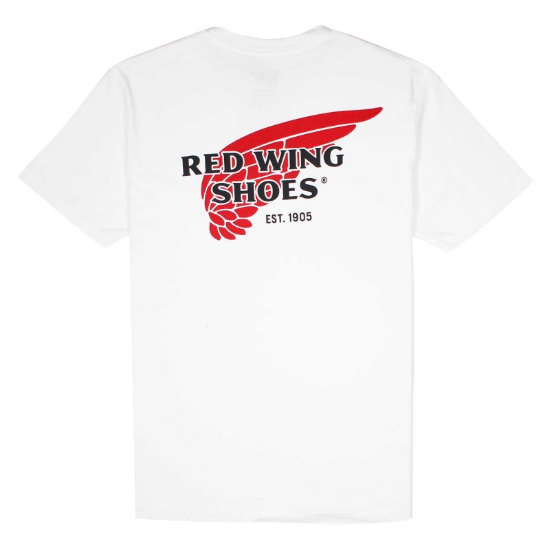Red Wing Logo Tee White